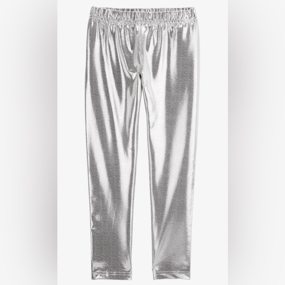 Carter's Metallic Silver Leggings